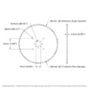ServoCity #25 Pitch Acetal Hub-Mount Sprocket (14mm Bore, 58 Tooth)