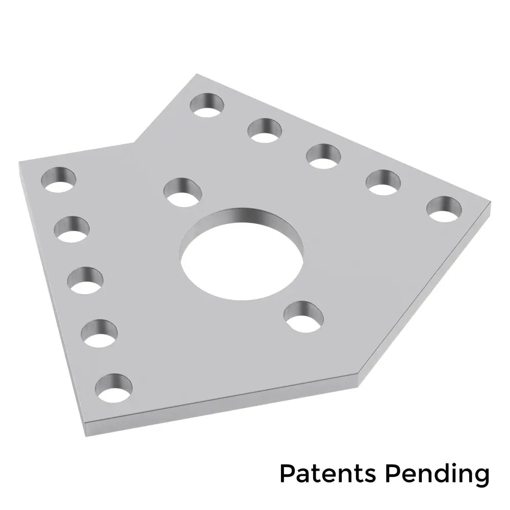 ServoCity 1108 Series Flat Pattern Bracket (2-2)