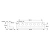 ServoCity 1103 Series L-Beam (7 Hole, 56mm Length) - 2 Pack