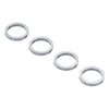 ServoCity 12mm ID Spacer (15mm OD, 2mm Length) - 4 Pack