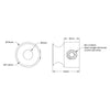 ServoCity 3401 Series Set-Screw Round Belt Pulley (5mm Bore, 8mm PD)