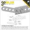 ServoCity 1105 Series Round-End Pattern Plate (6 Hole, 152mm Length)