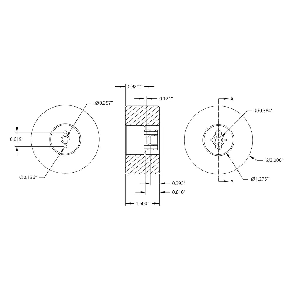ServoCity 3.00" Foam Wheel (2 Pack)