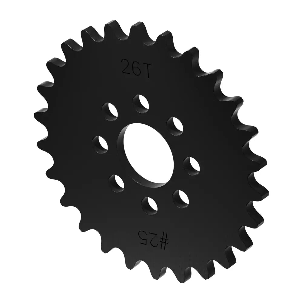 ServoCity #25 Pitch Acetal Hub-Mount Sprocket (14mm Bore, 26 Tooth)