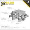 ServoCity 1106 Series Square Beam (4 Hole, 32mm Length)