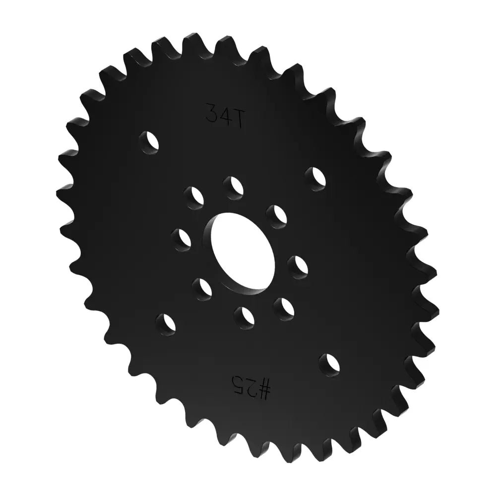ServoCity #25 Pitch Acetal Hub-Mount Sprocket (14mm Bore, 34 Tooth)