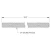ServoCity 1/4"-20 UNC Threaded Rod (12" Length)