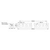 ServoCity 1106 Series Square Beam (21 Hole, 168mm Length)