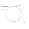 ServoCity 3405 Series Round Belt (5mm Cord Diameter, 653mm Circumference)