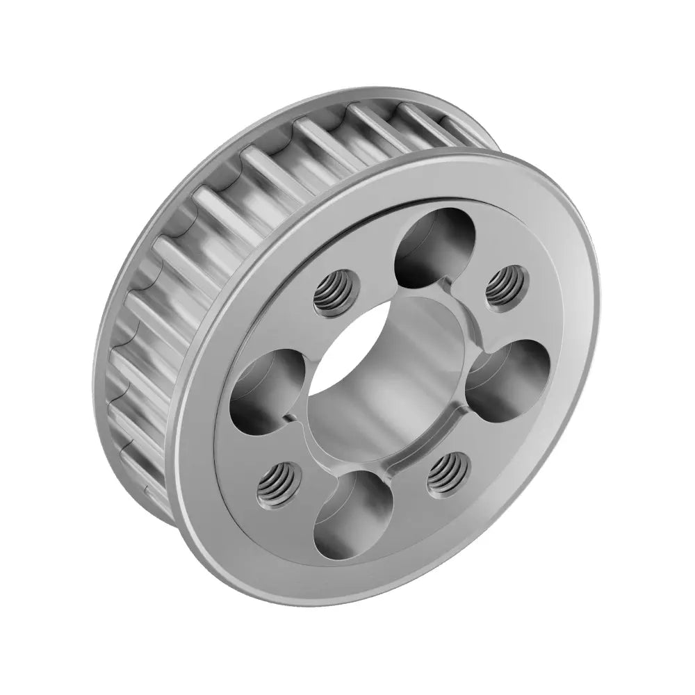 ServoCity 3411 Series 5mm HTD Pitch Hub Mount Timing Belt Pulley (14mm Bore, 24T)