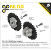 ServoCity #25 Pitch Acetal Hub-Mount Sprocket (14mm Bore, 28 Tooth)