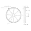 ServoCity 48 Tooth Press Fit Sprocket (0.1227" Pitch, 0.250" Bore)