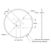 ServoCity 8mm Pitch Acetal Hub-Mount Sprocket (14mm Bore, 40 Tooth)