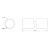 ServoCity 1.00" x 3.00" Tubing