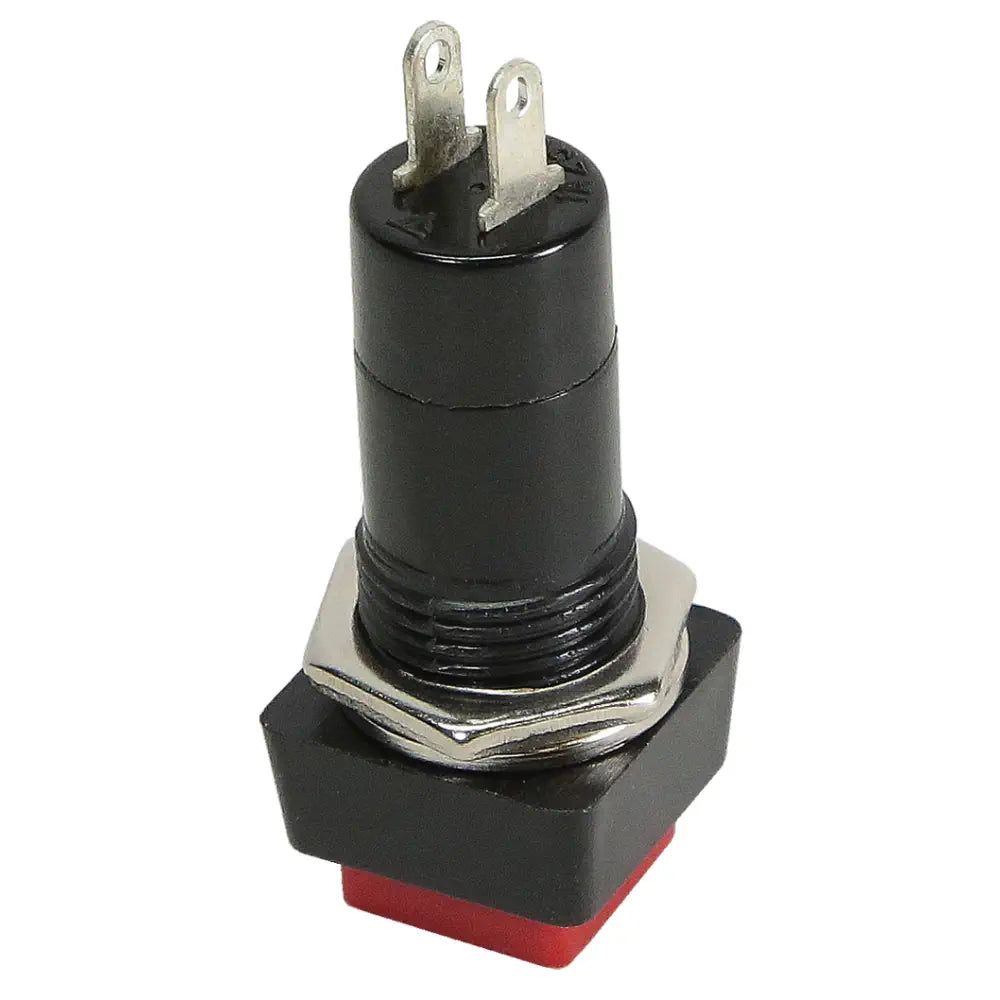 ServoCity Momentary SPST Square Push Button Switch (Red)
