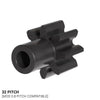 ServoCity 32P, 8T, 3/32 Bore, Plain Bore Gear (Delrin)