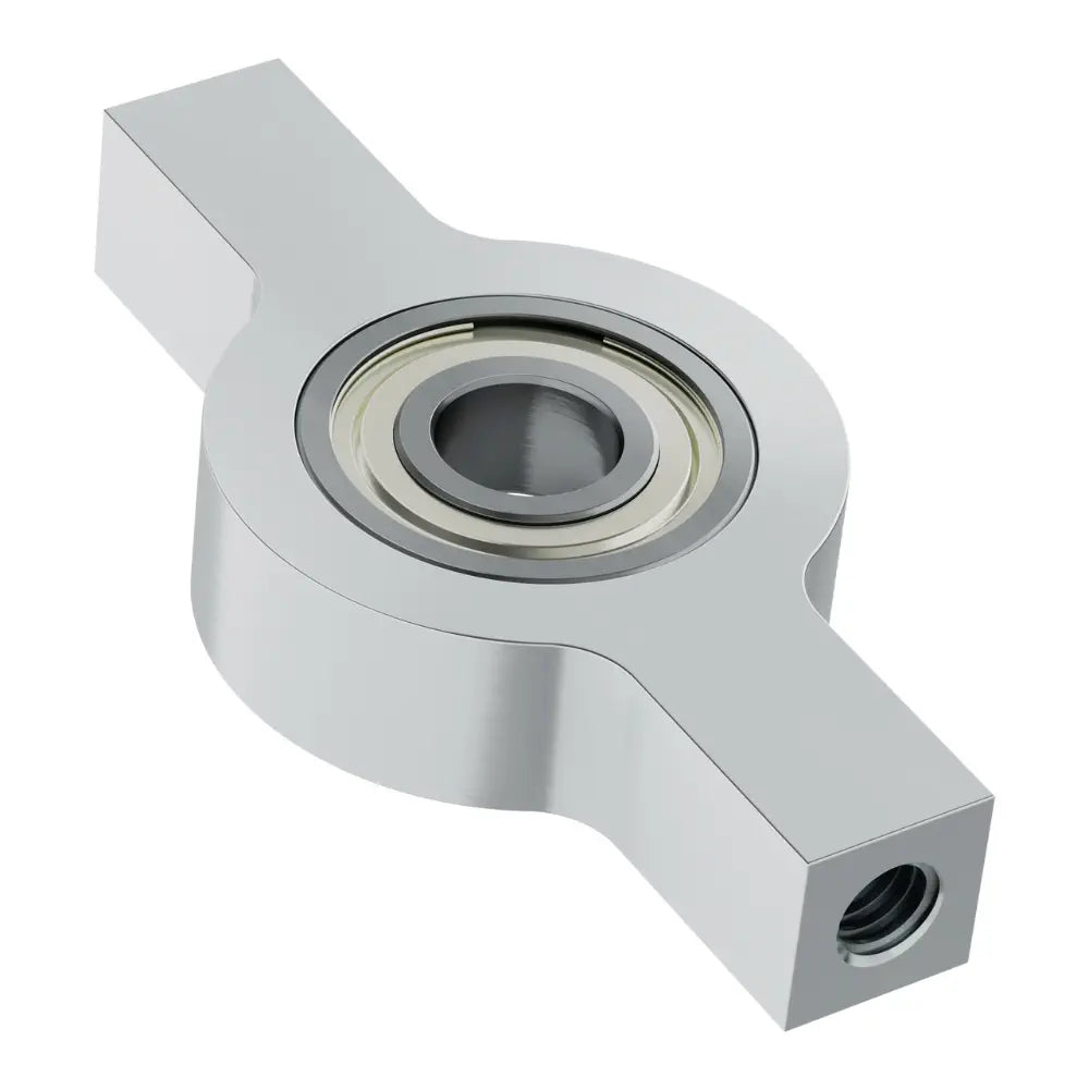 ServoCity 6mm Bore 2-Side, 1-Post Pillow Block (43mm Width)