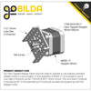 ServoCity 1700 Series Face Tapped Stepper Motor Mount (NEMA 17)