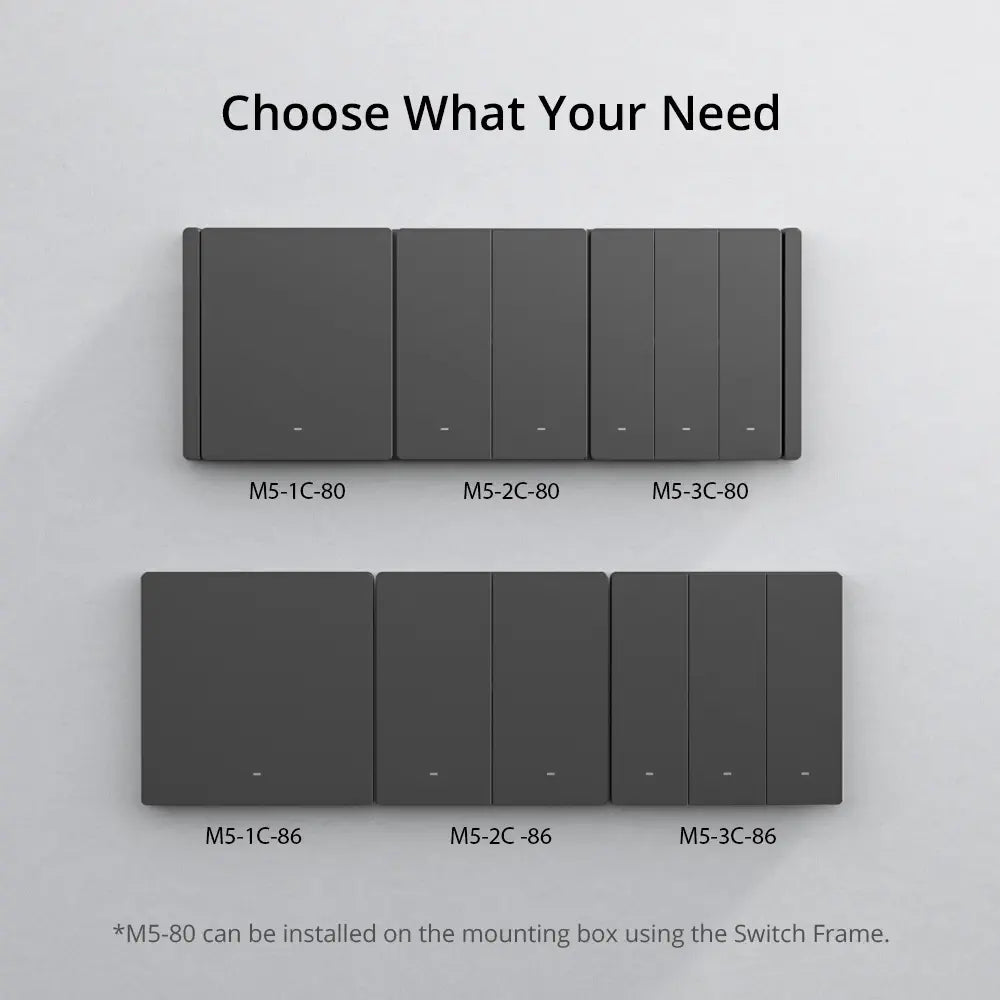 SONOFF SwitchMan Smart Wall Switch (M5-1c-86w)