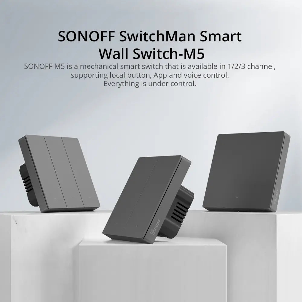 SONOFF SwitchMan Smart Wall Switch (M5-2C-80W)