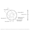 ServoCity #25 Pitch Hub-Mount Sprocket (14mm Bore, 24 Tooth)