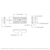 ServoCity Rubber Tread for 3313 Series Grid-Chain (50A Durometer) - 50 Pack
