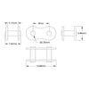 ServoCity 8mm Pitch Chain Connecting Link - 6 Pack