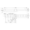 ServoCity 1902 Series Dual Servo Arm (25 Tooth Spline, 64mm Length)