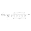 ServoCity 1106 Series Square Beam (5 Hole, 40mm Length)