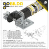 ServoCity U-Bracket, Round-End