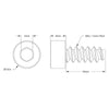 ServoCity Thread-Forming Socket Head Screw (M4 x 10mm Length) - 25 Pack