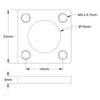 ServoCity 16mm Square Pattern Threaded Plate - 2 Pack