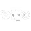 ServoCity 12mm to 6mm Set-Screw Shaft Coupler
