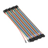 ServoCity Female to Female Jumper Wire (Multicolor, 20Cm Length) - 40 Pack