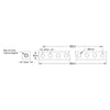 ServoCity 1106 Series Square Beam (11 Hole, 88mm Length)