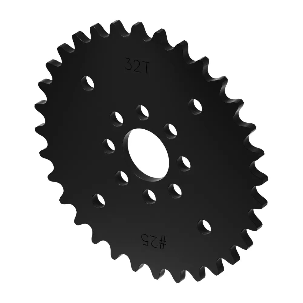 ServoCity #25 Pitch Acetal Hub-Mount Sprocket (14mm Bore, 32 Tooth)