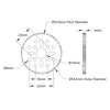ServoCity 66 Tooth Hub-Mount Gear (MOD 0.8, 4mm Thick Acetal)