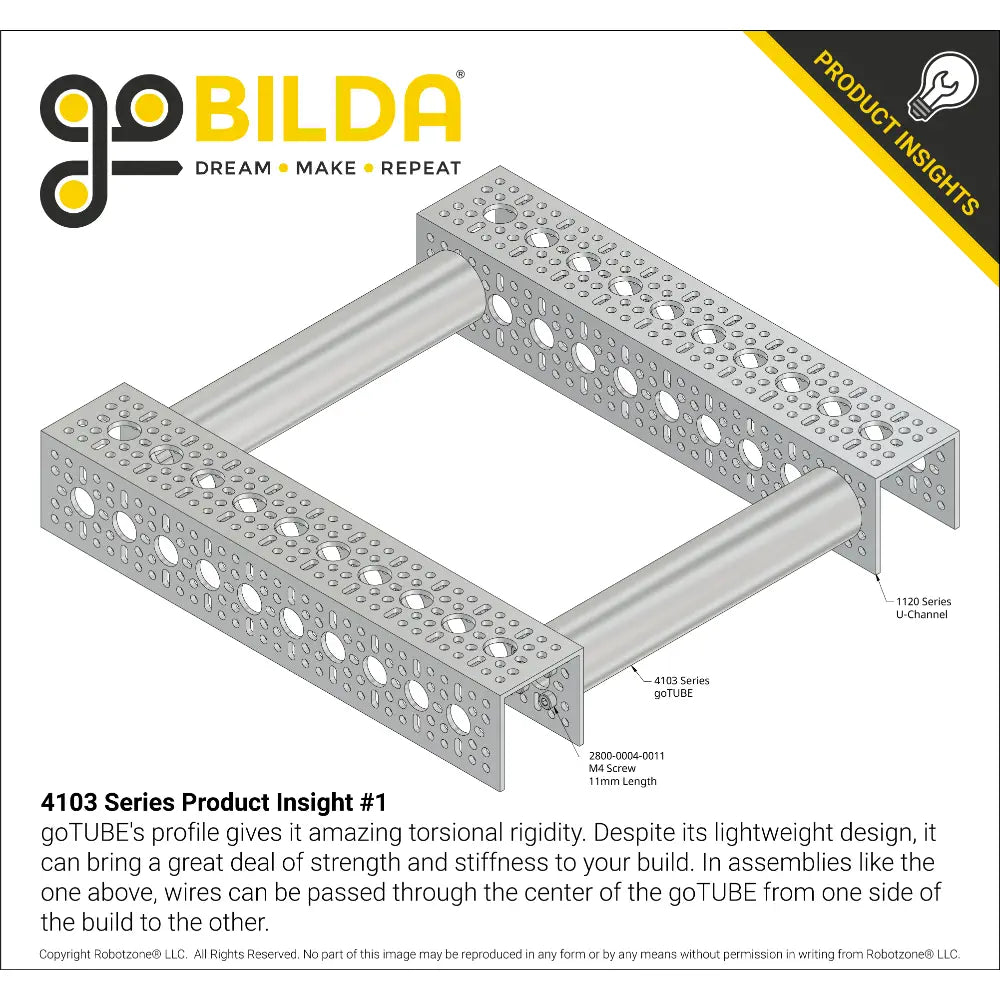 ServoCity 4103 Series goTUBE (264mm Length)