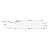 ServoCity 1103 Series L-Beam (35 Hole, 280mm Length) - 2 Pack