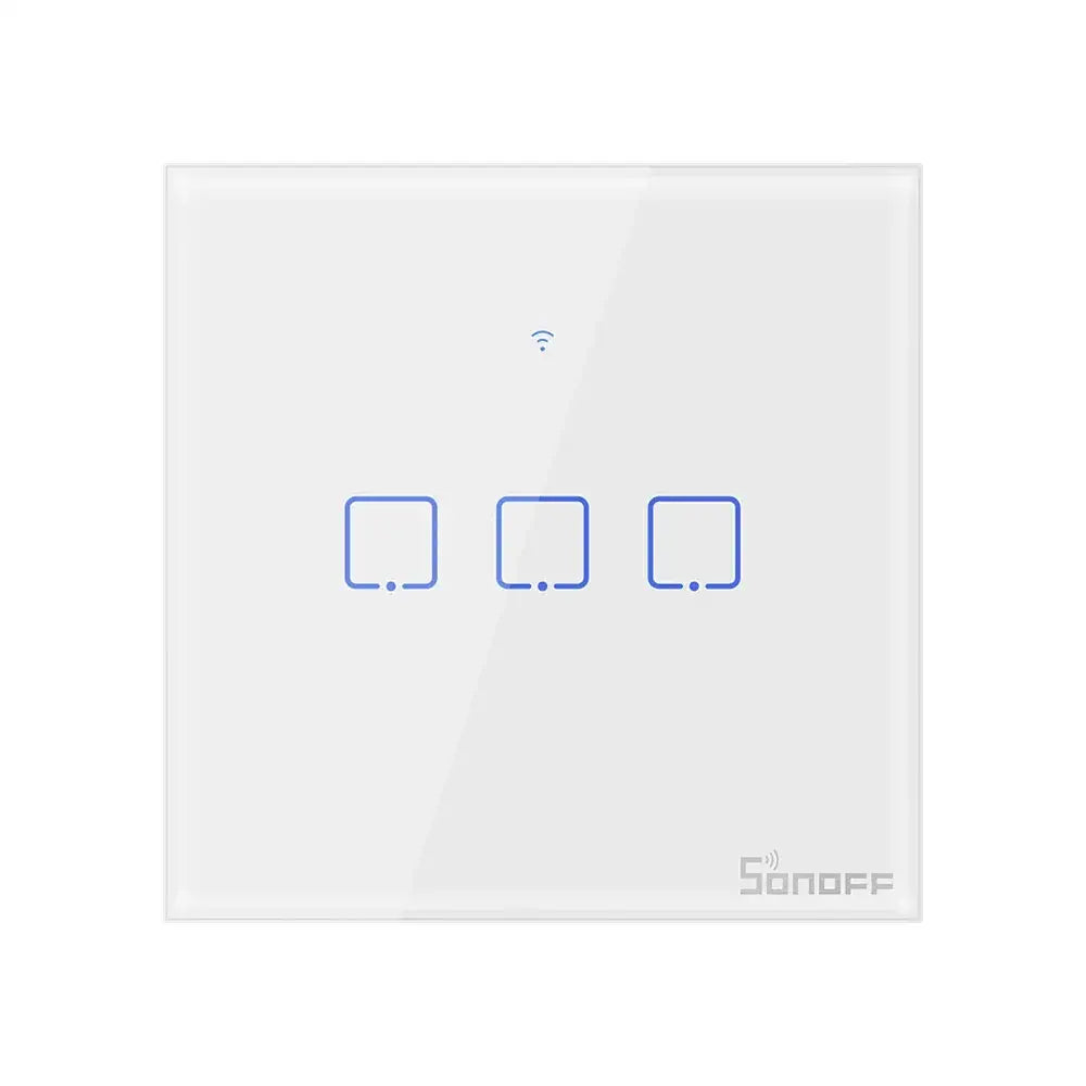 SONOFF TX Series WiFi Wall Switch (T2, EU, 3 Gang, White)