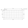 ServoCity 1116 Series Grid Plate (5 x 11 Hole, 40 x 88mm)