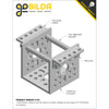 ServoCity 1103 Series L-Beam (19 Hole, 152mm Length) - 2 Pack