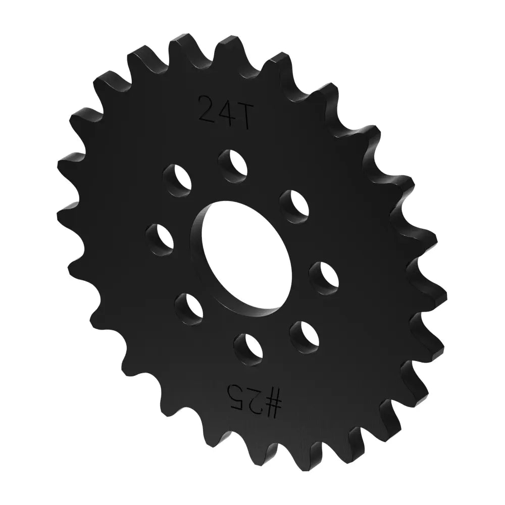 ServoCity #25 Pitch Acetal Hub-Mount Sprocket (14mm Bore, 24 Tooth)