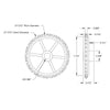 ServoCity 32 Tooth Press Fit Sprocket (0.1227" Pitch, 0.1875" Bore)