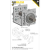 ServoCity 1517 Series Counterbored Pattern Spacer (32mm Bore, 8mm Length)