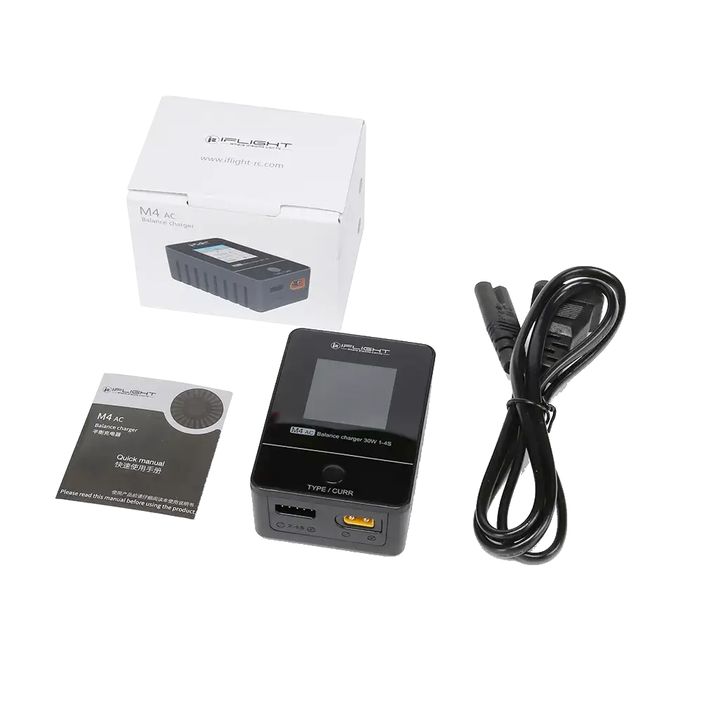 iFlight M4 AC 30W 1-4S Battery Charger-XT30 - EU Plug
