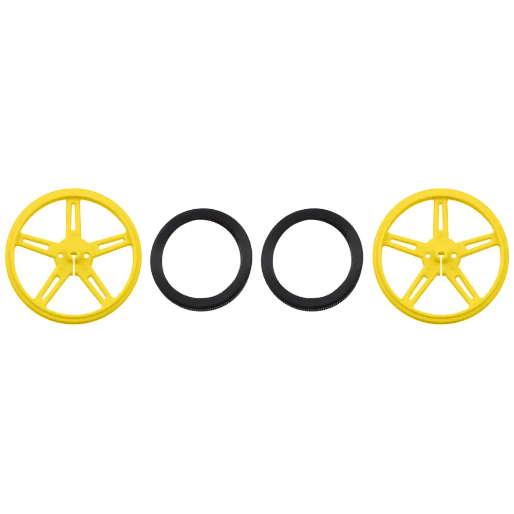 Pololu Wheel 70×8mm Pair - Yellow