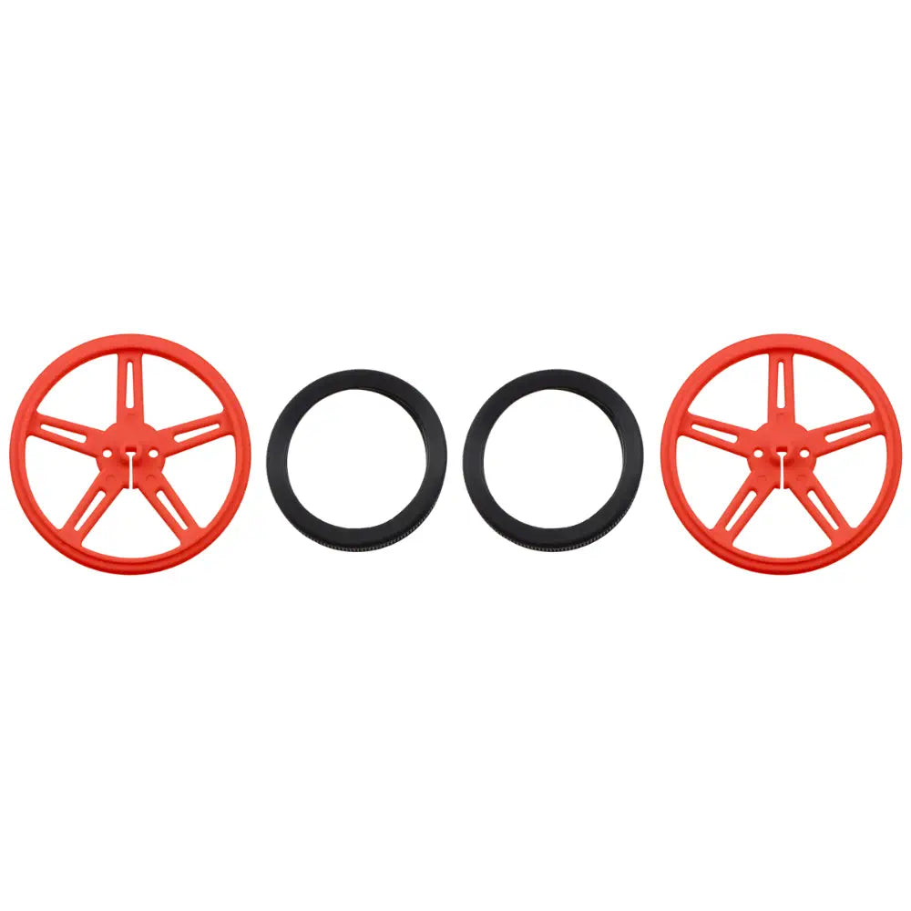 Pololu Wheel 70×8mm Pair - Red