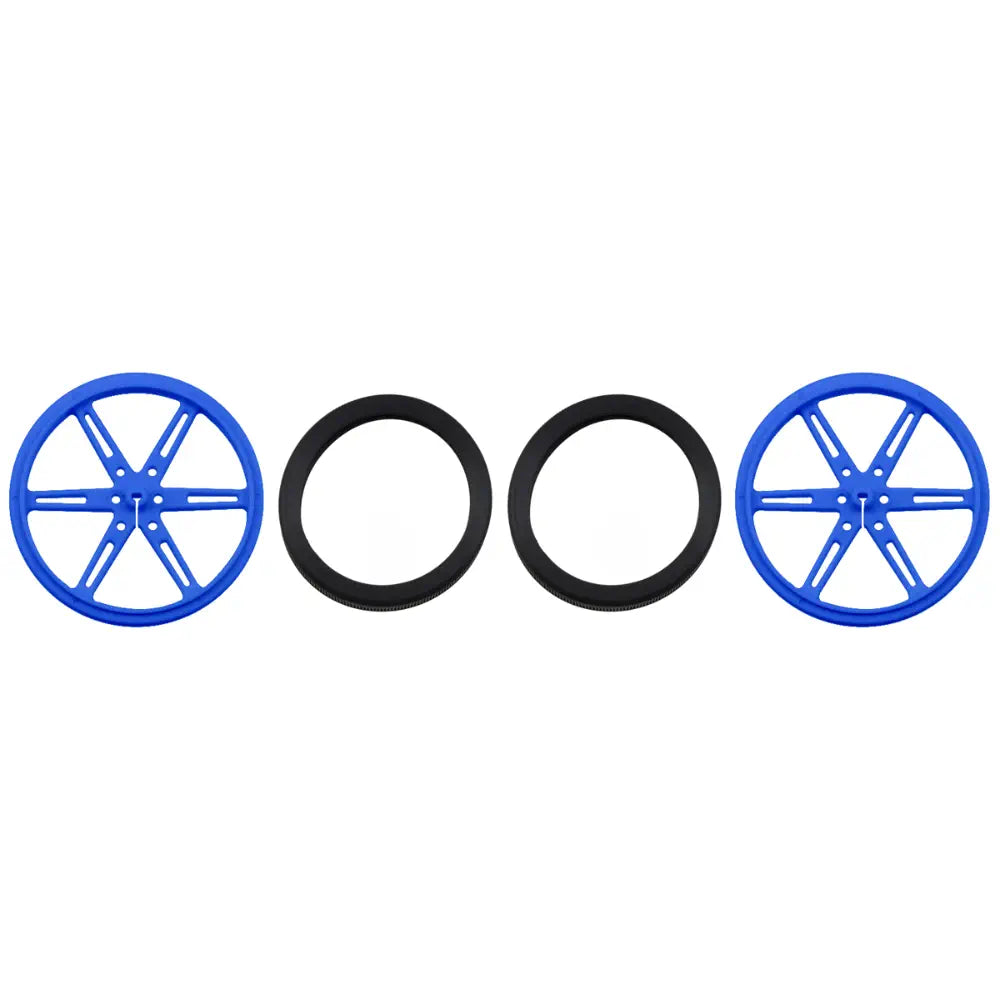 Pololu Wheel 80×10mm Pair - Blue