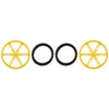 Pololu Wheel 90×10mm Pair - Yellow